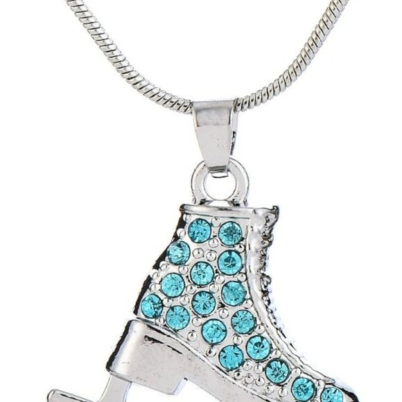 Turquoise Crystal Necklace Jewelry for Women - Picture 1 of 9
